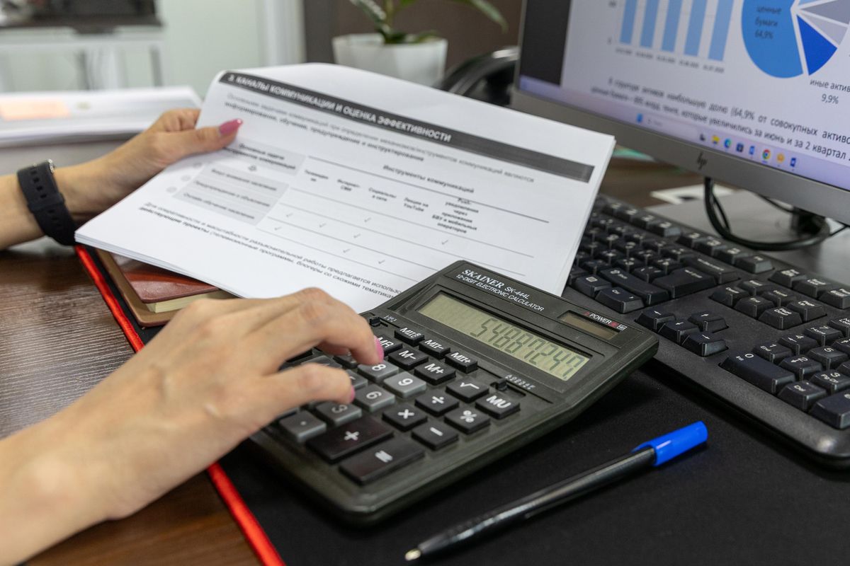 Finansal tablo ve grafikleri hesap makinesiyle değerlendirme